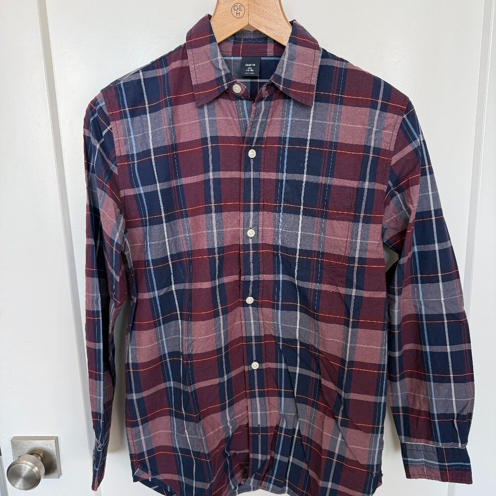 Boys Gap Kids XXL 14-16 Long Sleeve Button Down Collar Shirt
